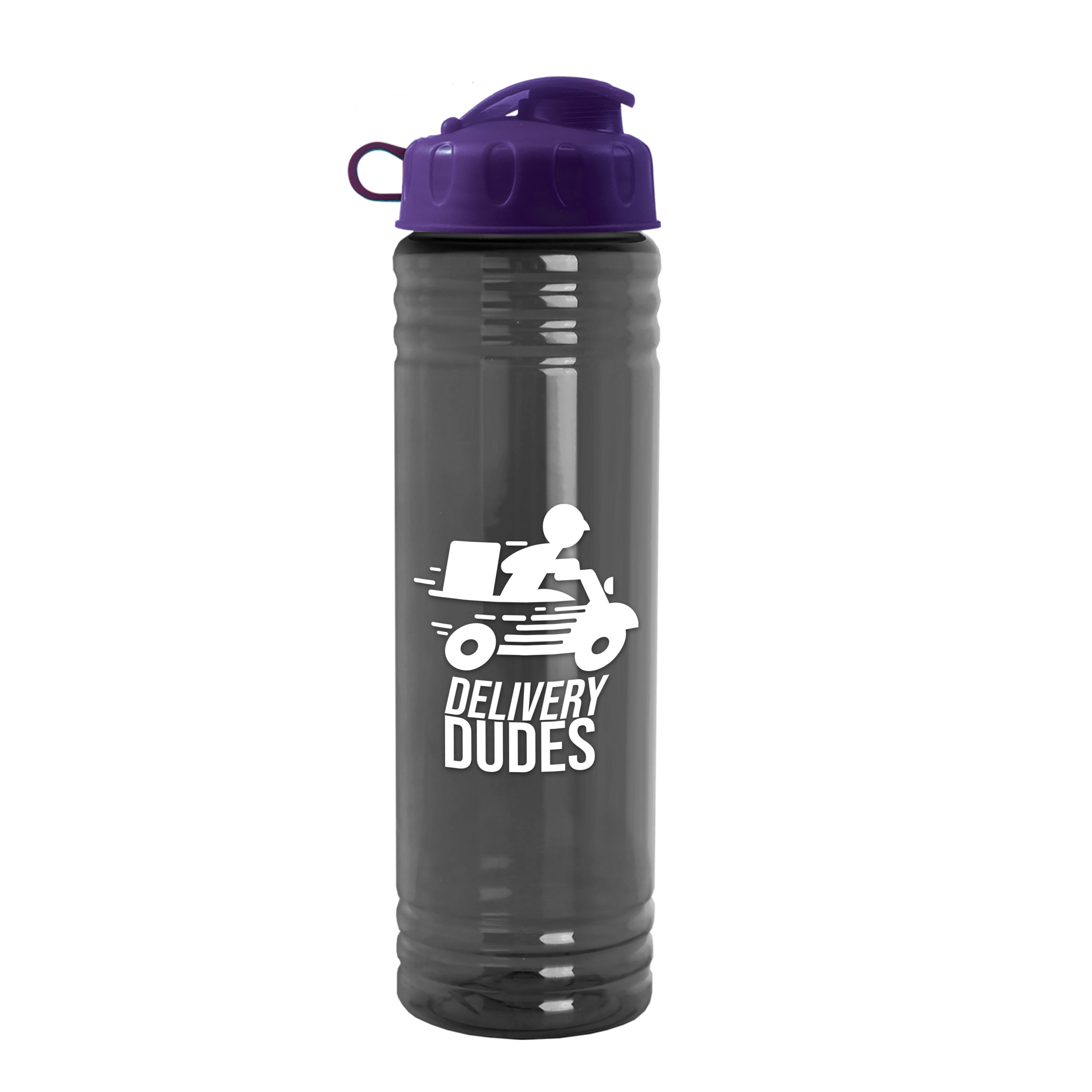 Slim Fit RPET Bottle with Flip Lid - 24 oz.